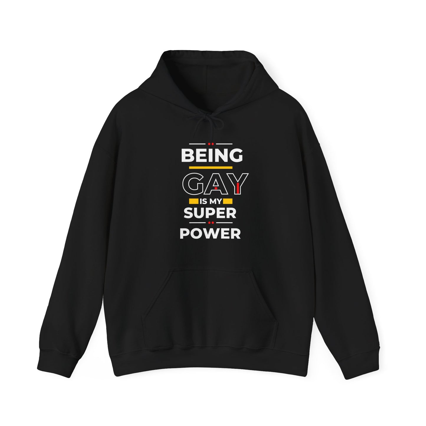 Being Gay Is My Super Power Unisex Garment-Dyed Hoodie