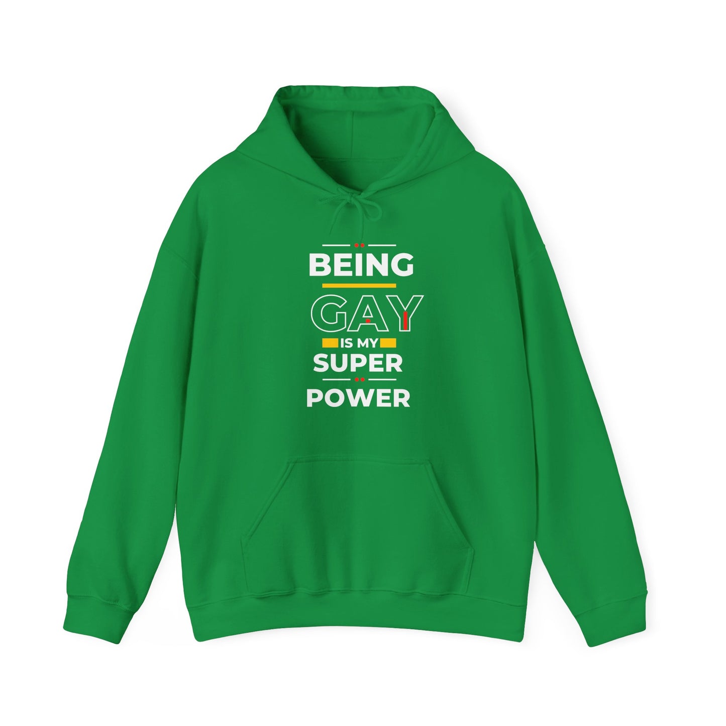 Being Gay Is My Super Power Unisex Garment-Dyed Hoodie