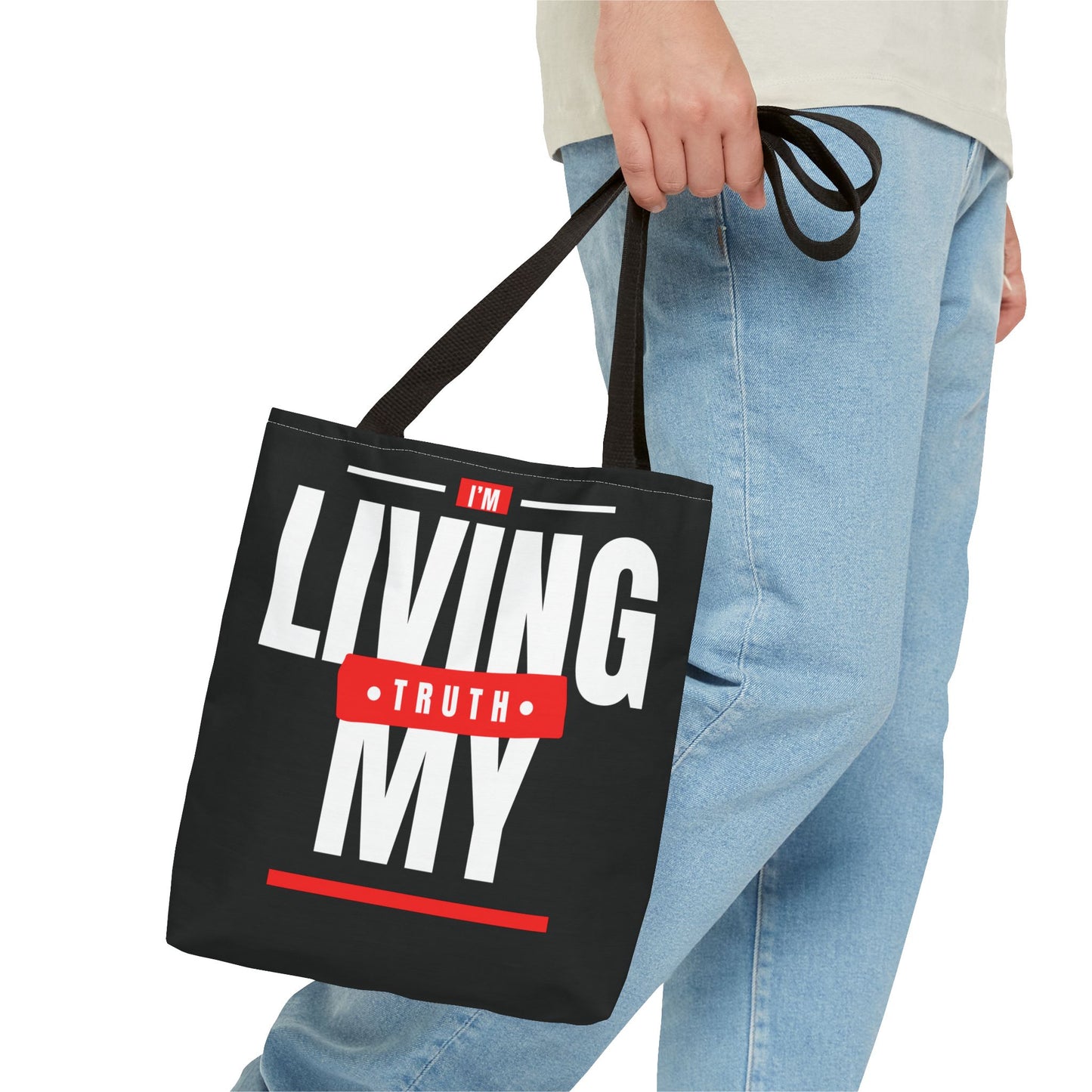 I'm Living My Truth Tote Bag (AOP)
