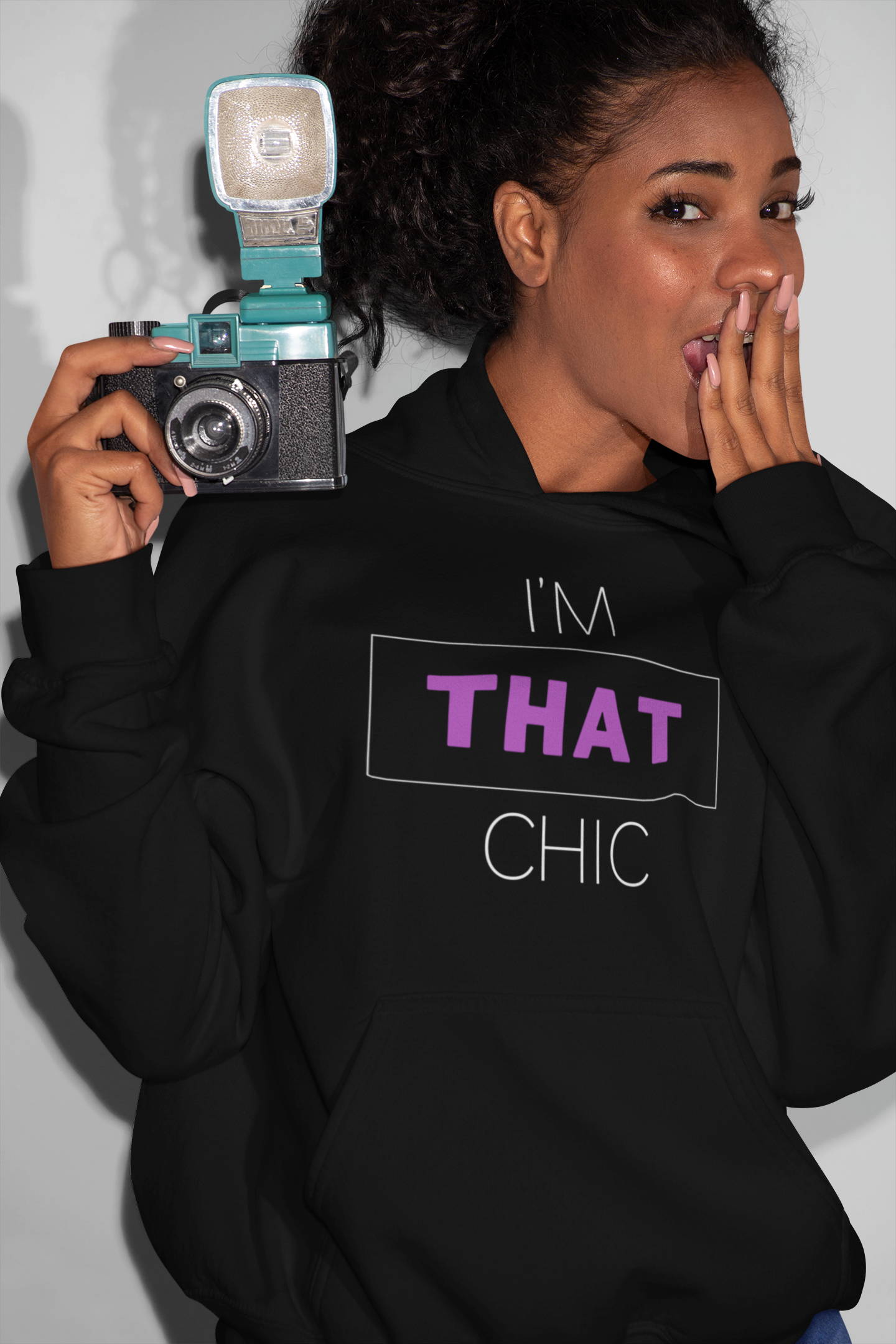 I'M THAT CHIC Unisex Garment-Dyed Hoodie