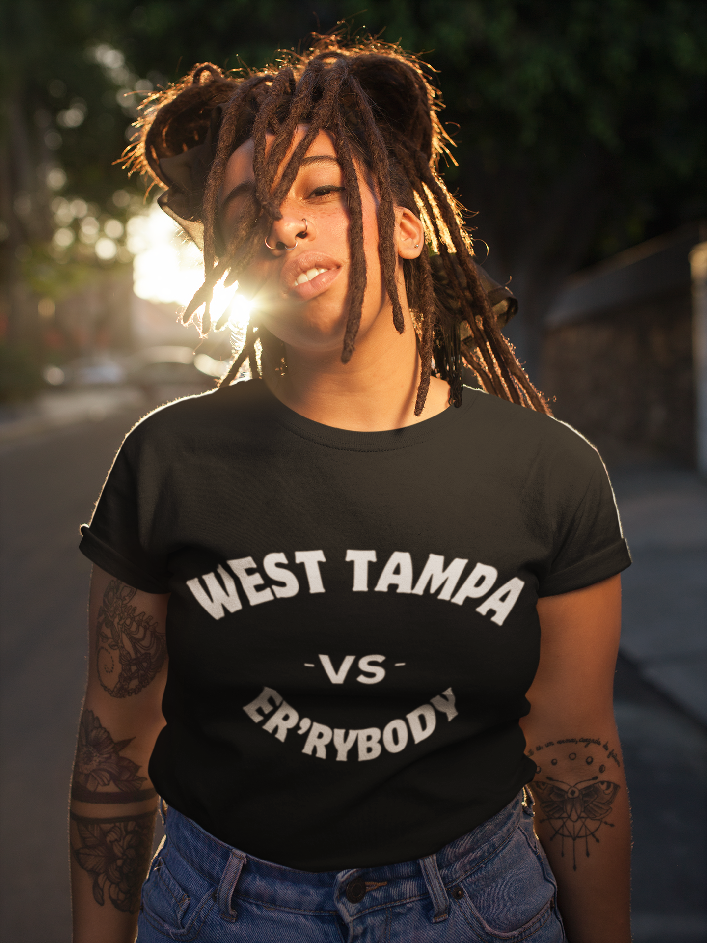 West Tampa VS Er'rybody Unisex Garment-Dyed T-shirt