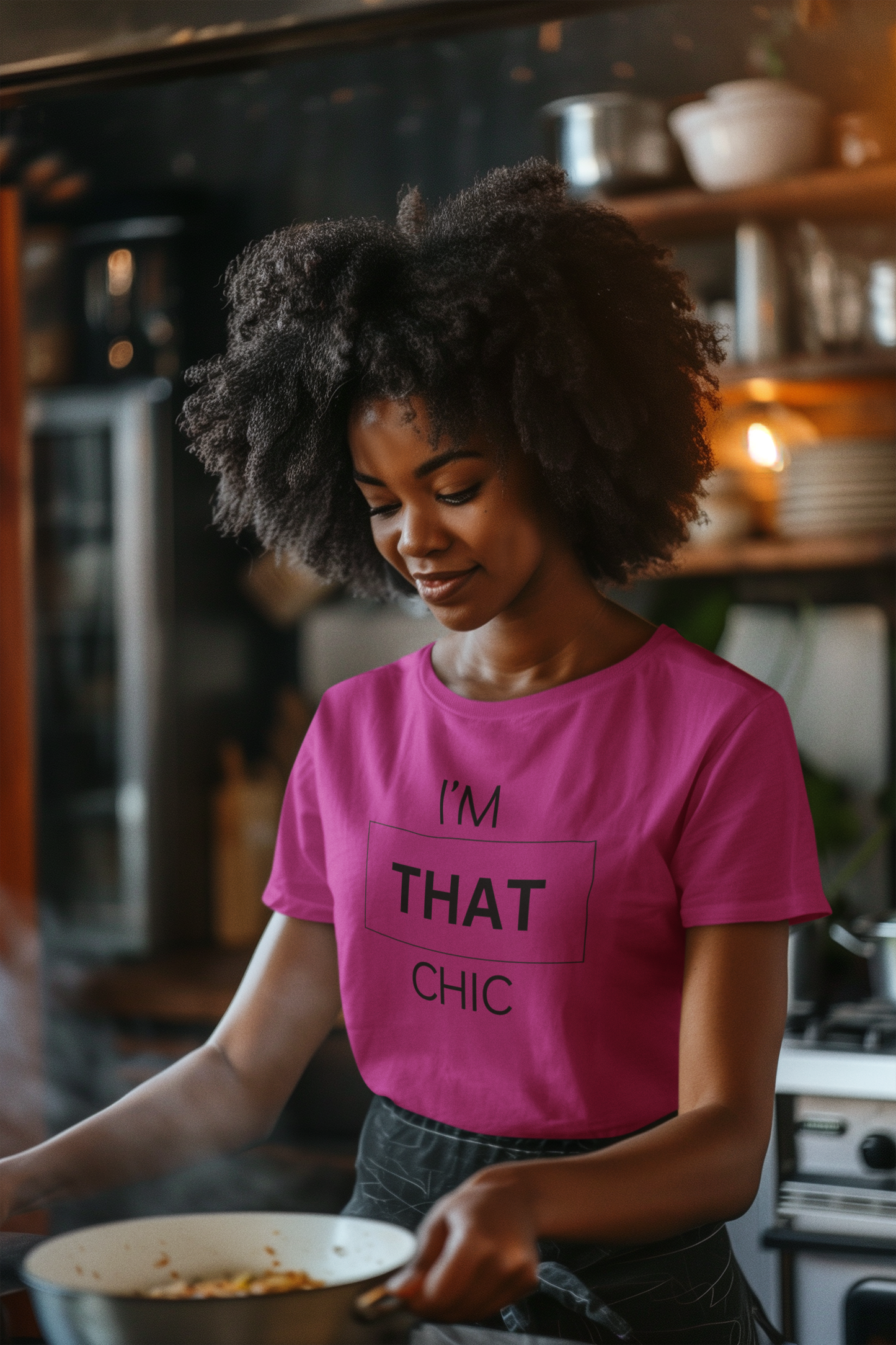 I'M THAT CHIC Multi- Colors Unisex Garment-Dyed T-shirt
