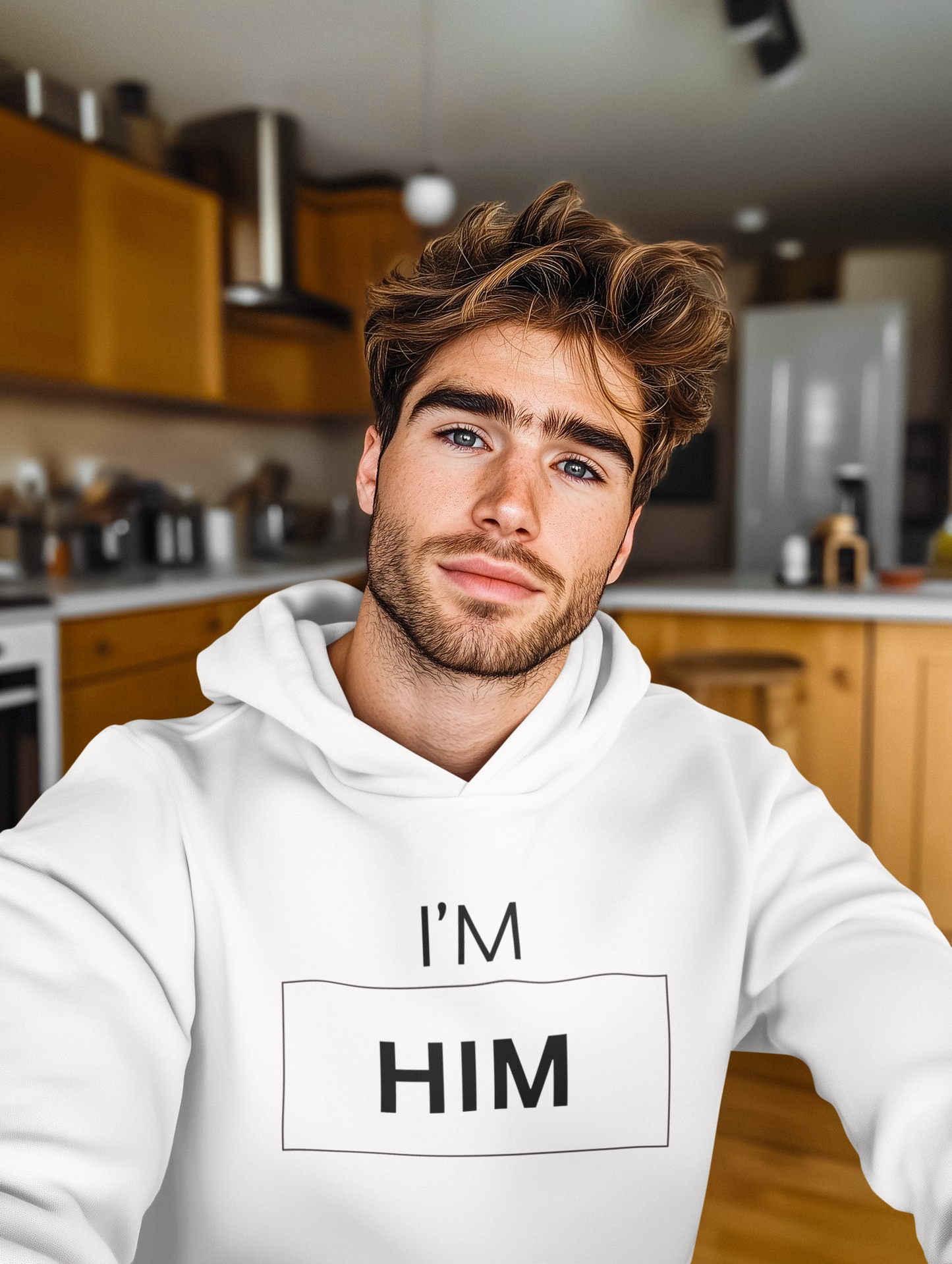 I'M HIM Unisex Garment-Dyed Hoodie
