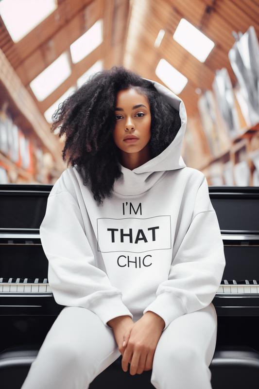 I'M THAT CHIC Unisex Garment-Dyed Hoodie
