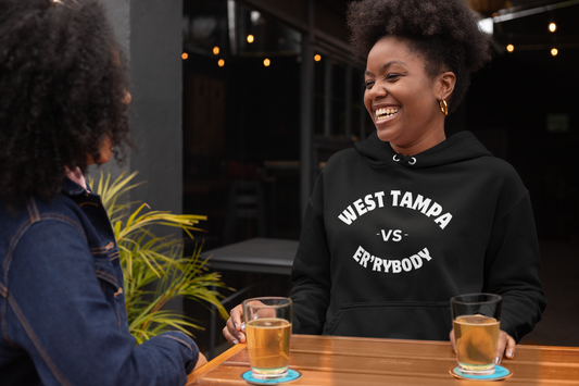 West Tampa VS Er'rybody Unisex Garment-Dyed Hoodie