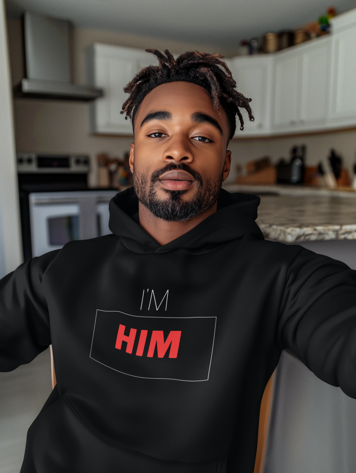 I'M HIM Unisex Garment-Dyed Hoodie